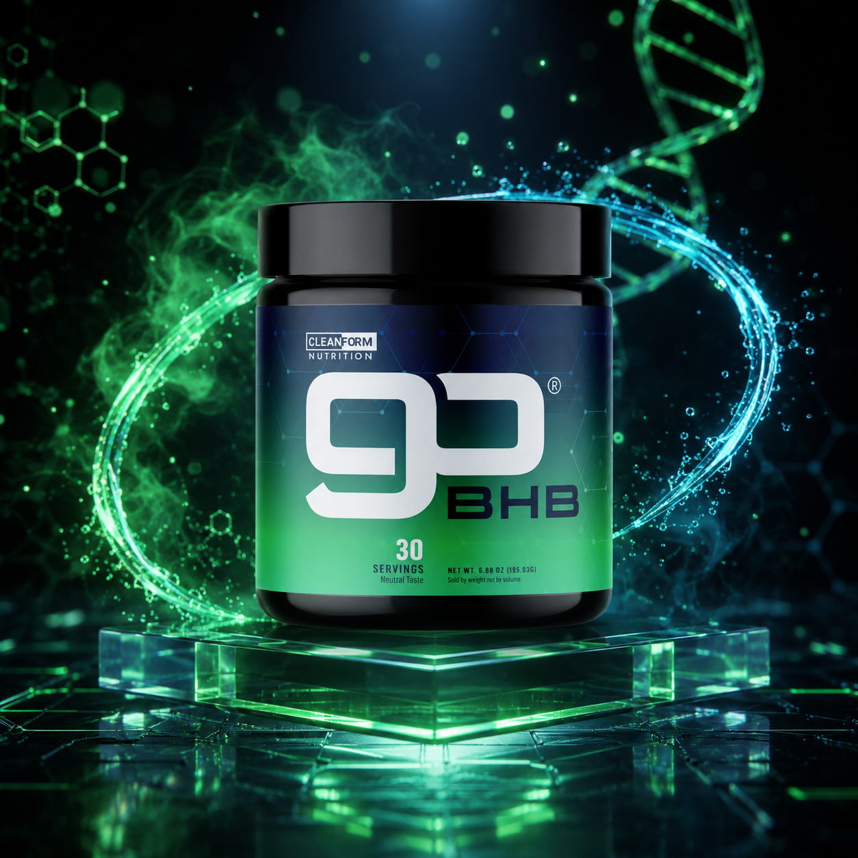 CleanForm Nutrition goBHB Clean Energy Ketone Supplement