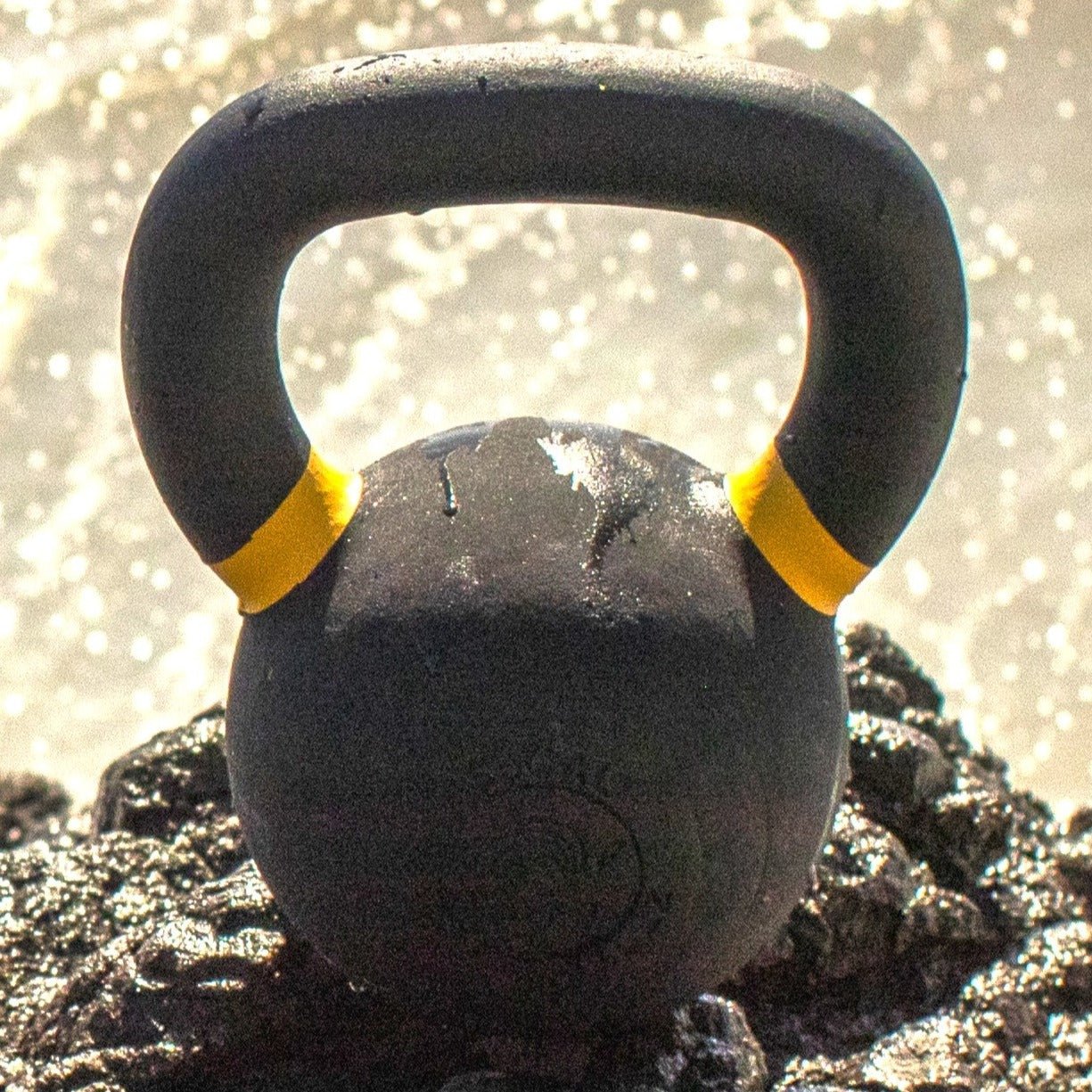 Powder Coated Kettlebell Durable Strength Training Fitness Weight