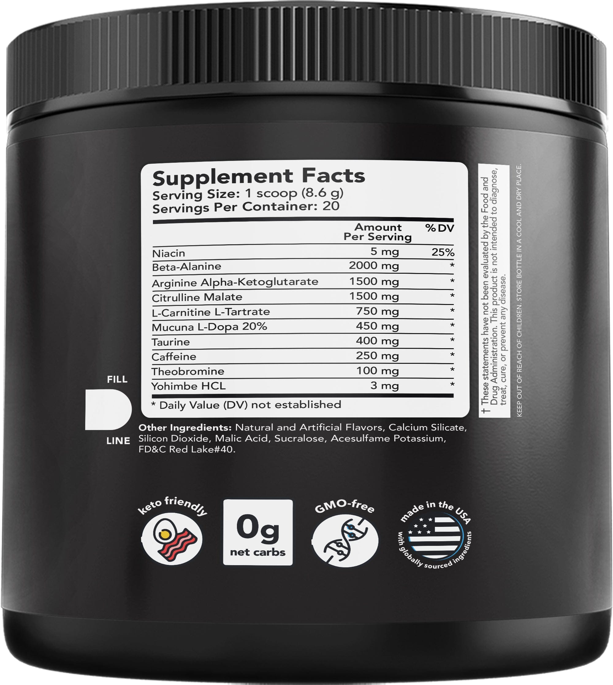Watermelon Pre-Workout Energy Performance Supplement